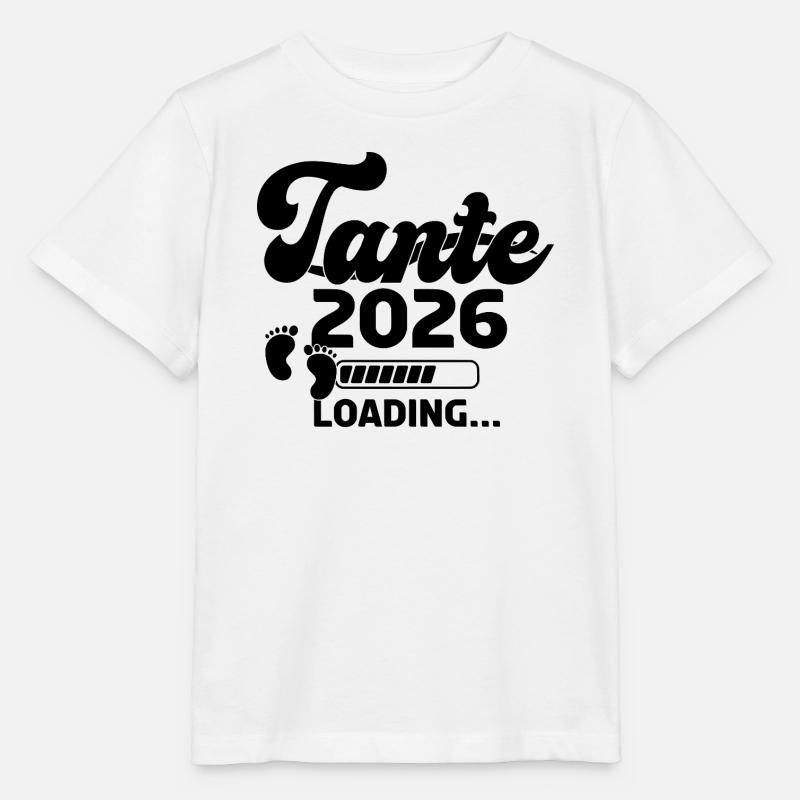 Tante 2026 Loading - Stanley/Stella Kinder T-Shirt MINI CREATOR - Weiß