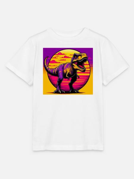 Dinosaurier - Stanley/Stella Kinder T-Shirt MINI CREATOR - Weiß