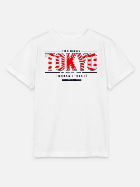 Tokyo Rising Sun Urbane Straße - Stanley/Stella Kinder T-Shirt MINI CREATOR - Weiß