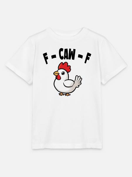 Sarkastisches Huhn F-CAW-F - Stanley/Stella Kinder T-Shirt MINI CREATOR - Weiß