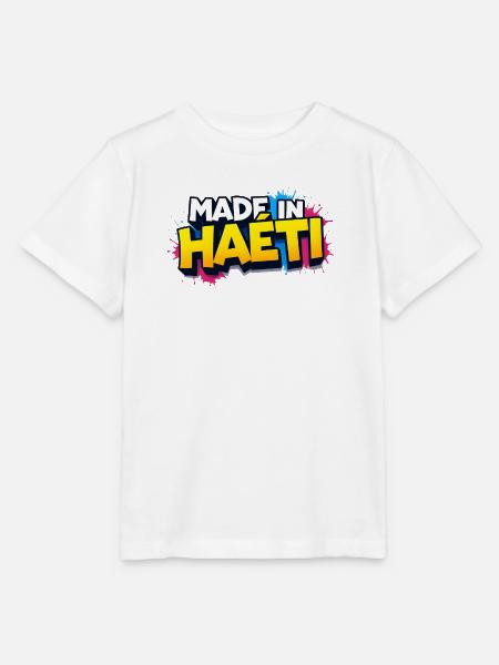 Made in Haiti Graffiti - Stanley/Stella Kinder T-Shirt MINI CREATOR - Weiß