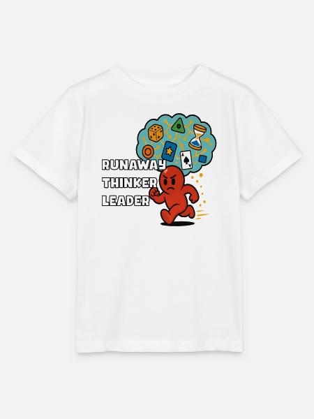 Ausreißerischer Denker - Stanley/Stella Kinder T-Shirt MINI CREATOR  - Weiß