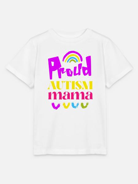 Stolze Autismus-Mama - Stanley/Stella Kinder T-Shirt MINI CREATOR  - Weiß