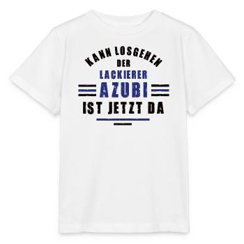 Apprenti vernisseur Apprenti peintre Formation atelier de peinture - T-shirt bio MINI CREATOR Stanley/Stella Enfant - blanc - Devant - Maike (125cm)