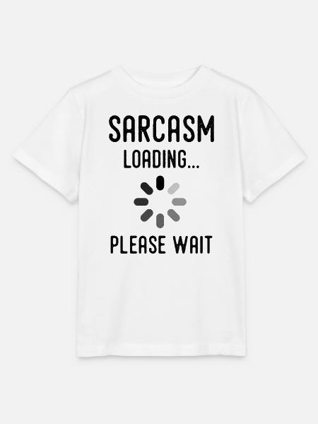 Sarkasmus Loading, bitte warten - Stanley/Stella Kinder T-Shirt MINI CREATOR - Weiß