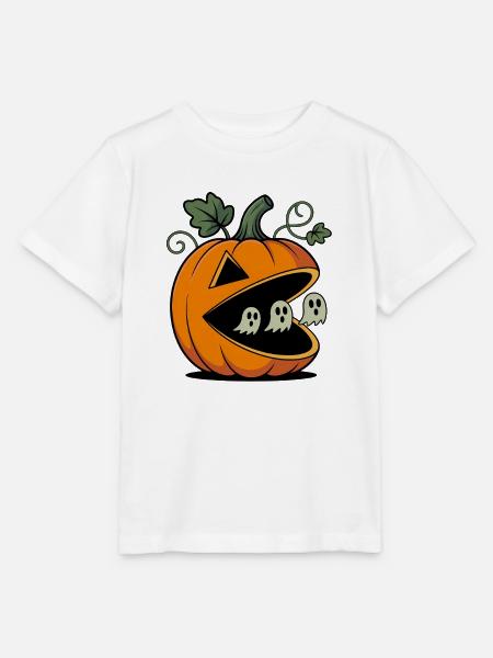 Halloween Pumpkin Gamer Artwork - Stanley/Stella Kinder T-Shirt MINI CREATOR  - Weiß