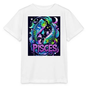 Pisces - Stanley/Stella MINI CREATOR Kids’ T-Shirt - white - Front - Maike (125cm)