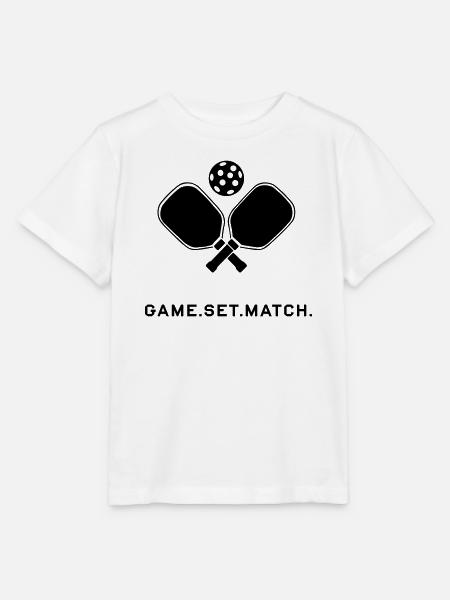 Pickleball - Stanley/Stella Kinder T-Shirt MINI CREATOR  - Weiß