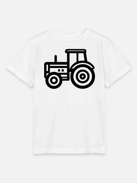 Traktor - Stanley/Stella Kinder T-Shirt MINI CREATOR - Weiß