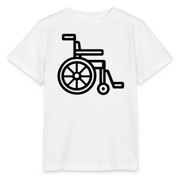 Rollstuhl - Stanley/Stella Kinder T-Shirt MINI CREATOR  - Weiß - Vorne - Maike (125cm)