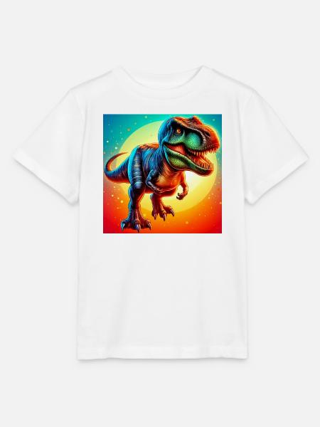 Dinosaurier - Stanley/Stella Kinder T-Shirt MINI CREATOR - Weiß