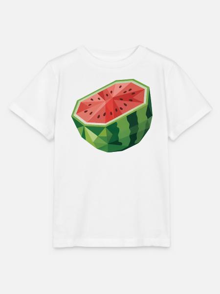 Melone - Cooles Frucht-Logo - Stanley/Stella Kinder T-Shirt MINI CREATOR  - Weiß