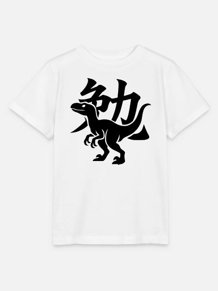 Raptor Kanji Ben - Stanley/Stella Kinder T-Shirt MINI CREATOR - Weiß