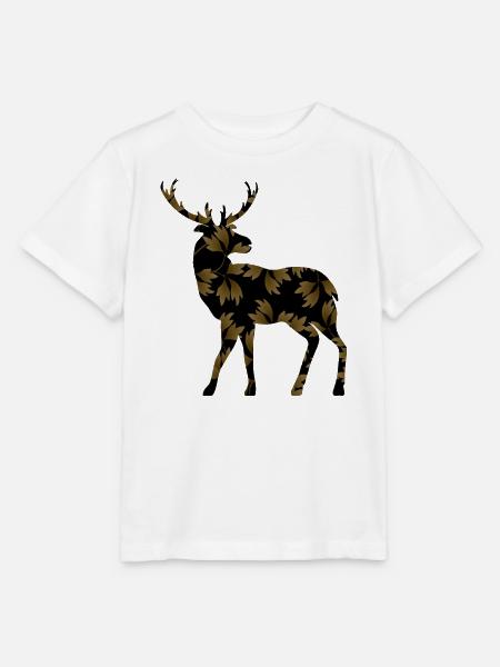 Hirsch - Stanley/Stella Kinder T-Shirt MINI CREATOR  - Weiß