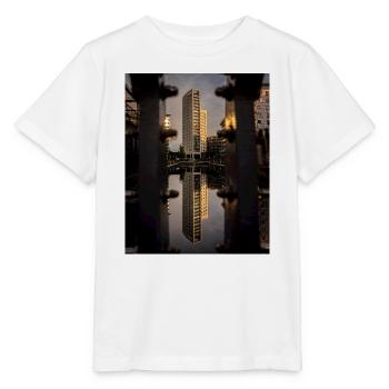 Coincé entre les boulons - T-shirt bio MINI CREATOR Stanley/Stella Enfant - blanc - Devant - Maike (125cm)