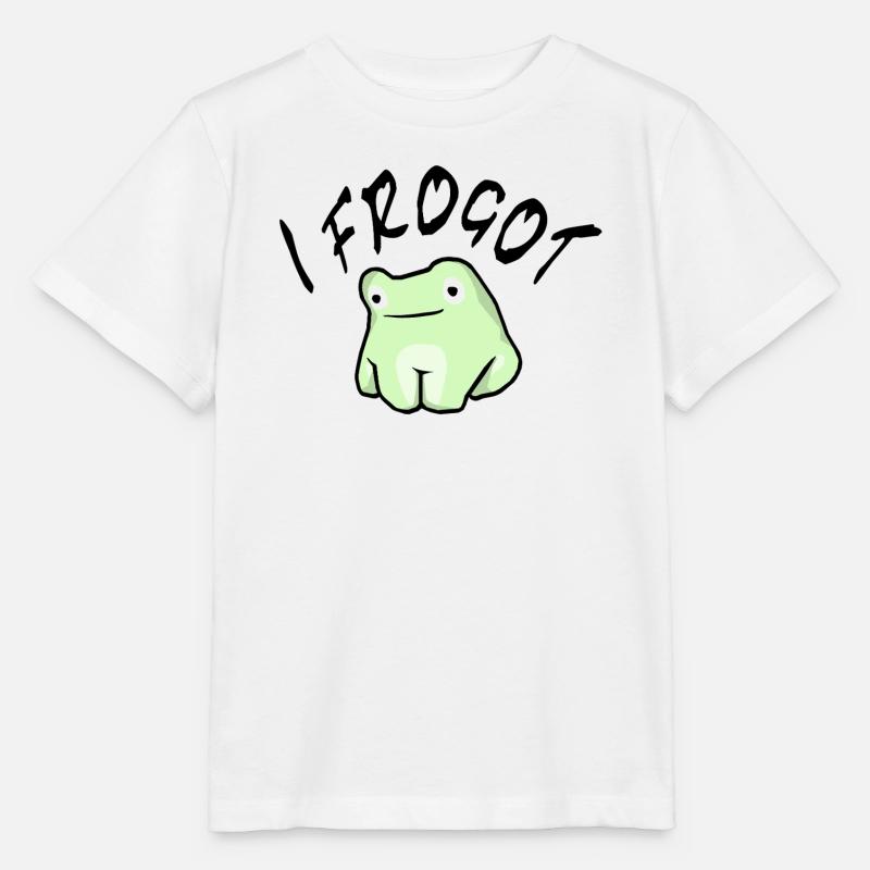 Frogot schwarz - Stanley/Stella Kinder T-Shirt MINI CREATOR  - Weiß