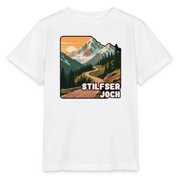 Stelvio Pass - Stanley/Stella MINI CREATOR Kids’ T-Shirt - white - Front - Maike (125cm)