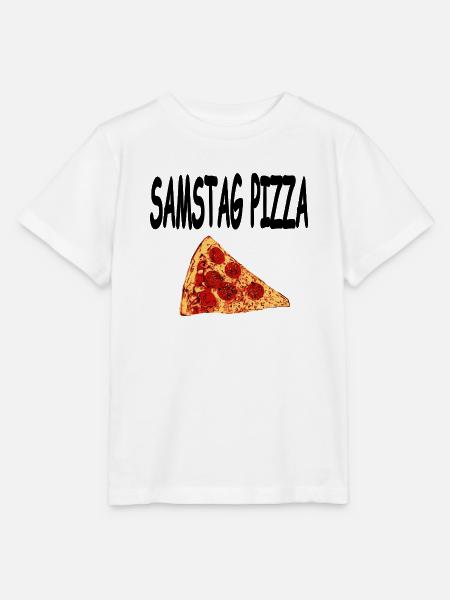 Pizza - Stanley/Stella Kinder T-Shirt MINI CREATOR  - Weiß
