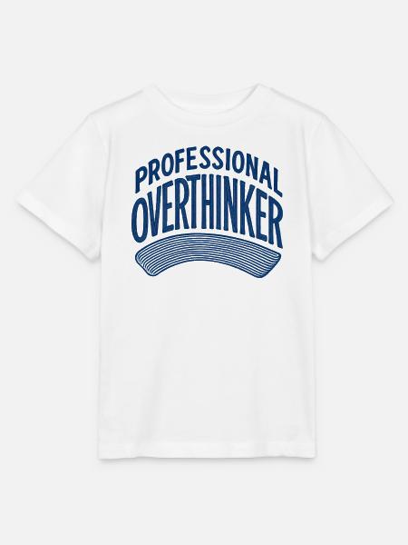 Professioneller Überdenker - Stanley/Stella Kinder T-Shirt MINI CREATOR  - Weiß