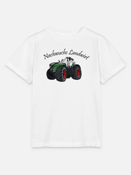 Nachwuchs Landwirt Traktor Fan rote Felgen - Stanley/Stella Kinder T-Shirt MINI CREATOR - Weiß
