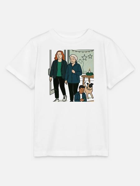mit Oma einkaufen - Stanley/Stella Kinder T-Shirt MINI CREATOR  - Weiß