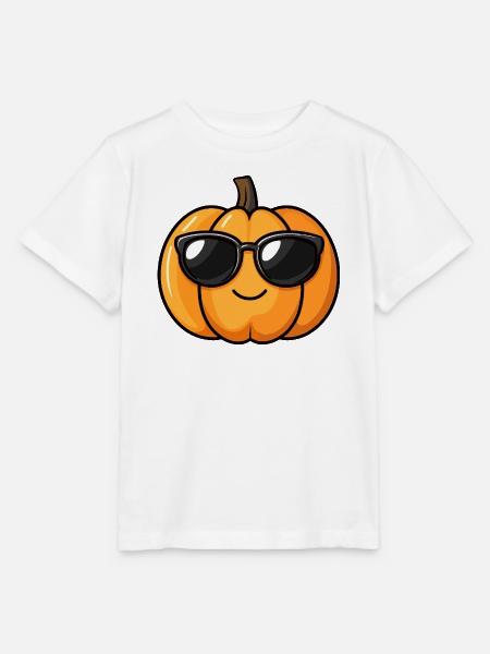 Kürbis Halloween Herbst - Stanley/Stella Kinder T-Shirt MINI CREATOR - Weiß