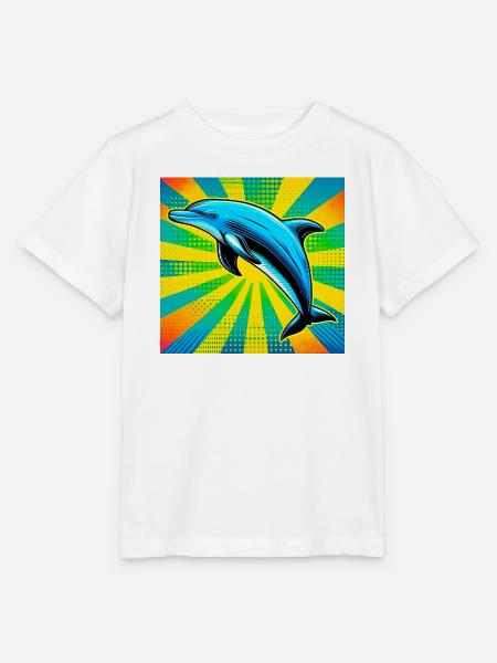 Delfin - Stanley/Stella Kinder T-Shirt MINI CREATOR  - Weiß