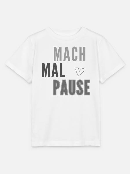 Mach Mal Pause Layout - Stanley/Stella Kinder T-Shirt MINI CREATOR - Weiß
