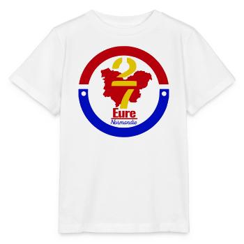 Eure Normandie 27 - Stanley/Stella Kinder T-Shirt MINI CREATOR  - Weiß - Vorne - Maike (125cm)