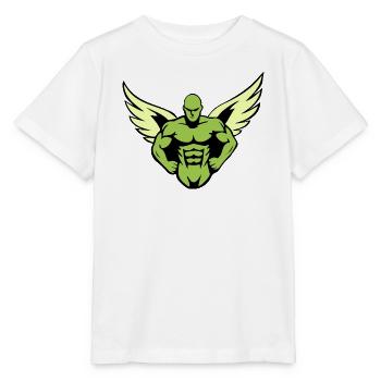 Die Kraft des geflügelten Gladiators - Stanley/Stella Kinder T-Shirt MINI CREATOR  - Weiß - Vorne - Maike (125cm)