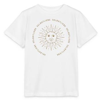 Selbstliebe - Dein Reminder für Achtsamkeit - Stanley/Stella Kinder T-Shirt MINI CREATOR  - Weiß - Vorne - Maike (125cm)