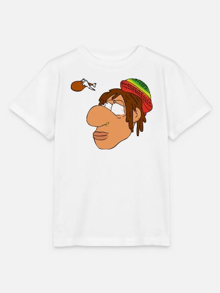 KNOLLE Dream about Chicken Dinner - Stanley/Stella Kinder T-Shirt MINI CREATOR - Weiß