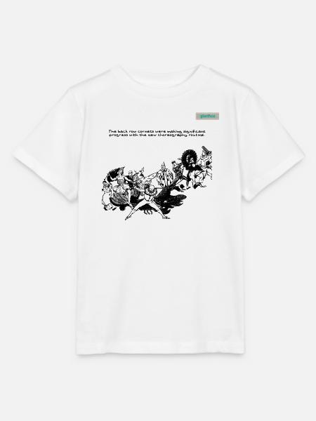 BACK ROW PARODY Design 001 - Stanley/Stella Kinder T-Shirt MINI CREATOR - Weiß