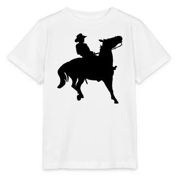 Cowboy - Stanley/Stella Kinder T-Shirt MINI CREATOR  - Weiß - Vorne - Maike (125cm)