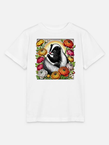 Stinktier - Stanley/Stella Kinder T-Shirt MINI CREATOR  - Weiß