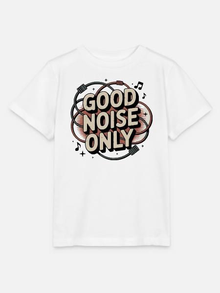 Retro Grunge – Good Noise Only - Stanley/Stella Kinder T-Shirt MINI CREATOR - Weiß