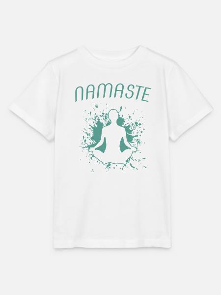 Yoga Namaste Om - Stanley/Stella Kinder T-Shirt MINI CREATOR - Weiß