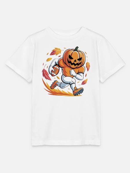 Kürbis Maskottchen Fußball Sprint - Stanley/Stella Kinder T-Shirt MINI CREATOR  - Weiß