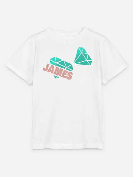 James - Stanley/Stella Kinder T-Shirt MINI CREATOR - Weiß
