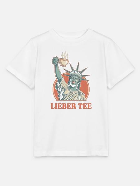 Lieber Tee Statue - Stanley/Stella Kinder T-Shirt MINI CREATOR  - Weiß