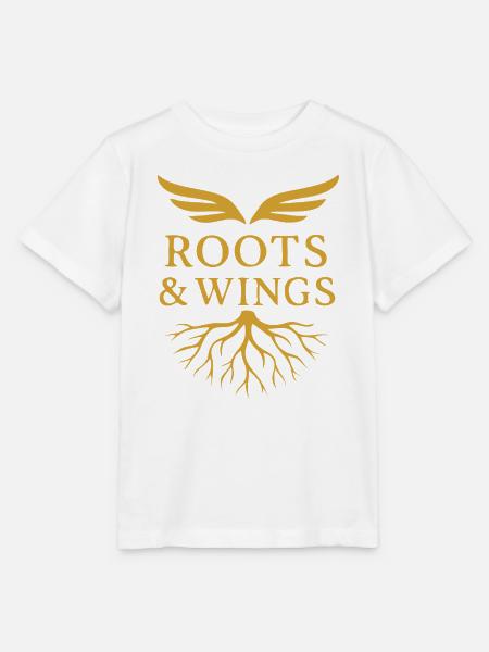 Roots & Wings - Freiheit und Herkunft - Stanley/Stella Kinder T-Shirt MINI CREATOR - Weiß