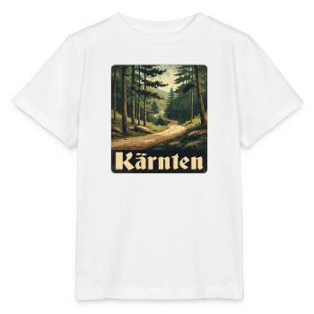 Sentier forestier de Carinthie - T-shirt bio MINI CREATOR Stanley/Stella Enfant - blanc - Devant - Maike (125cm)