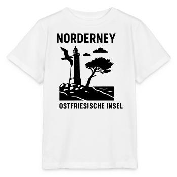 norderney ostfriesland - Stanley/Stella Kinder T-Shirt MINI CREATOR  - Weiß - Vorne - Maike (125cm)