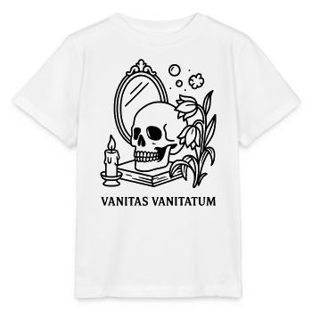 Memento mori vanitas vanitatum - Stanley/Stella MINI CREATOR Kids’ T-Shirt - white - Front - Maike (125cm)