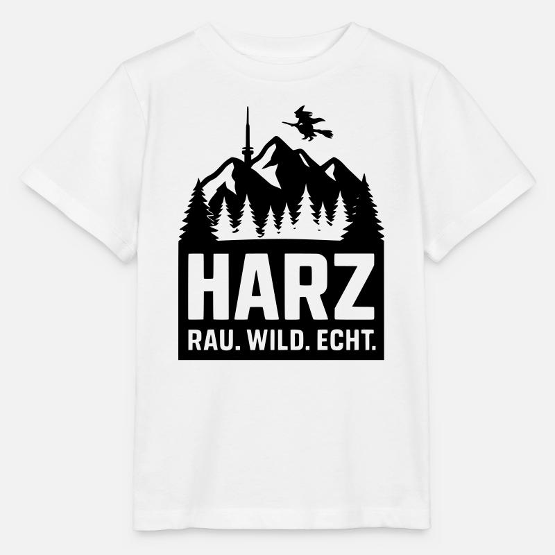 harz wild rau echt - Stanley/Stella Kinder T-Shirt MINI CREATOR  - Weiß