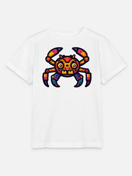 Krebs Krabbe Halloween Zombie - Stanley/Stella Kinder T-Shirt MINI CREATOR - Weiß