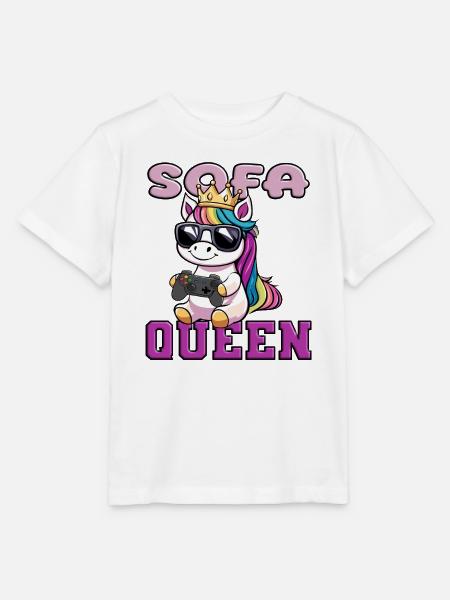 einhorn die sofa queen - Stanley/Stella Kinder T-Shirt MINI CREATOR  - Weiß