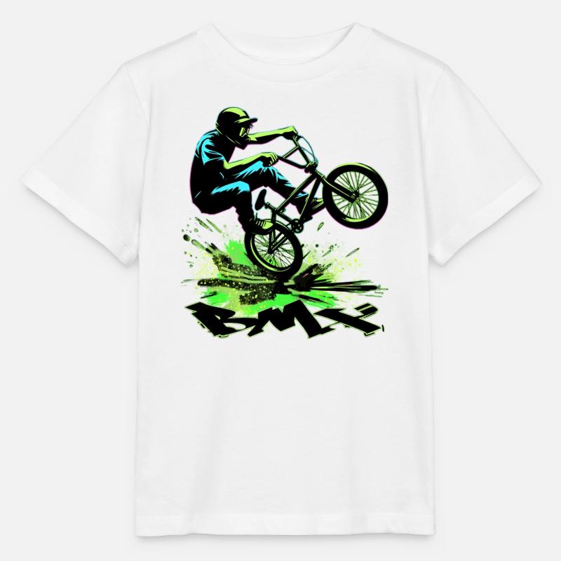 Vélo BMX - T-shirt bio MINI CREATOR Stanley/Stella Enfant - blanc