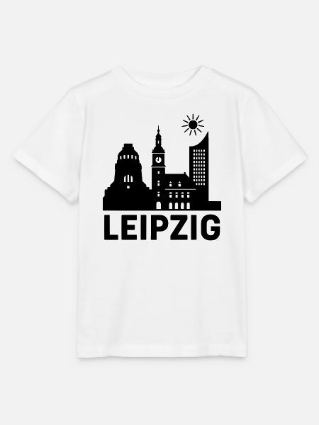 leipzig silhouette - Stanley/Stella Kinder T-Shirt MINI CREATOR - Weiß