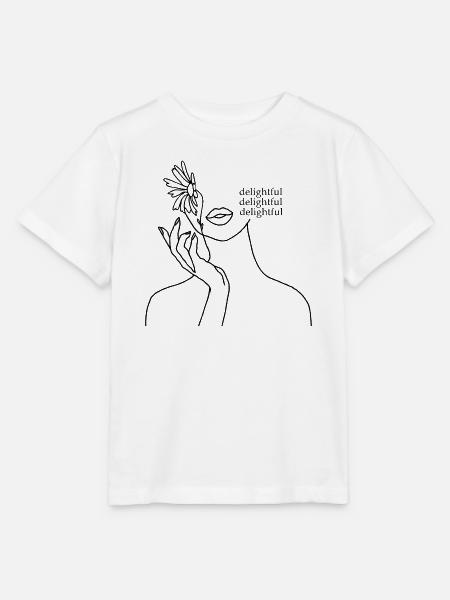 delightful - Stanley/Stella Kinder T-Shirt MINI CREATOR  - Weiß